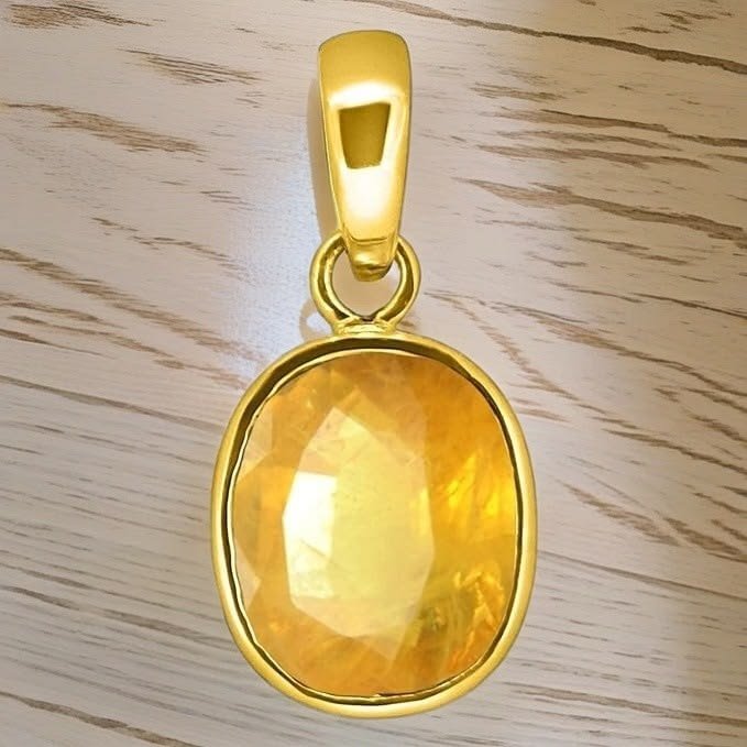 Yellow Sapphire Locket